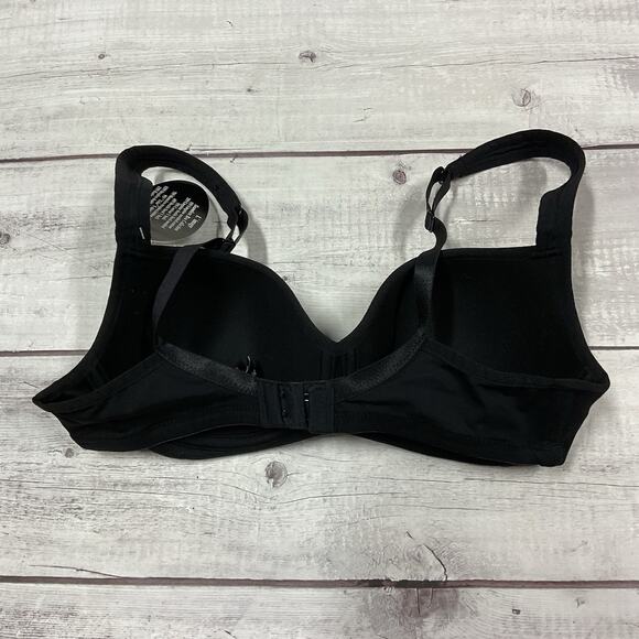 Le Mystere Bra Tisha Womens 32B Black Underwire T-Shirt L’ Image #955 NEW - Picture 5 of 10